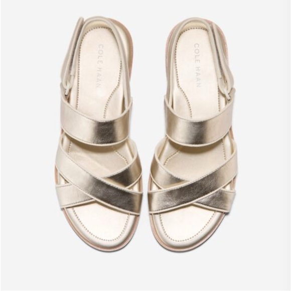 Cole Haan Mirabelle CrissCross Sandals New in Box Size 6.5 - Picture 2 of 6